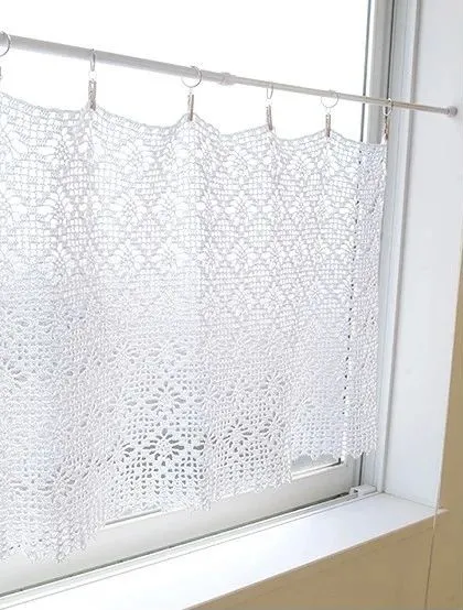 Handmade Crochet Lace Curtains and More: Creating a Charming Home